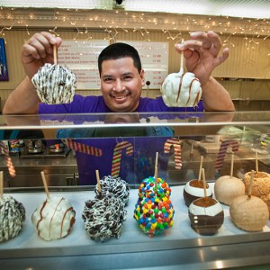 a store filled with lots of different types of food