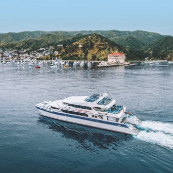 a small boat in a body of water