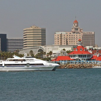 a large ship in a body of water