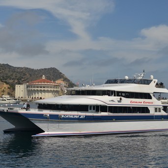 a small boat in a large body of water
