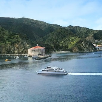 a small boat in a body of water