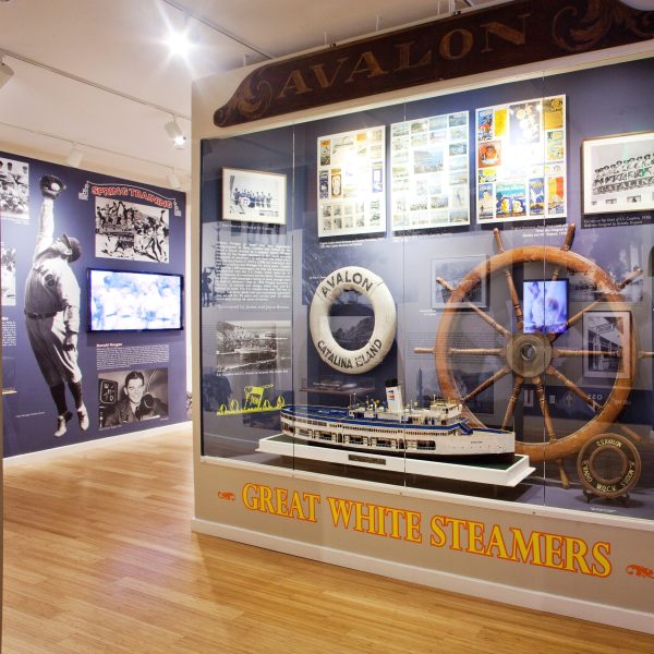 An exhibit at the Catalina Museum for Art and History.