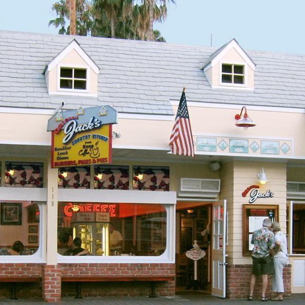 The entrance to Original Jack's Country Kitchen. 