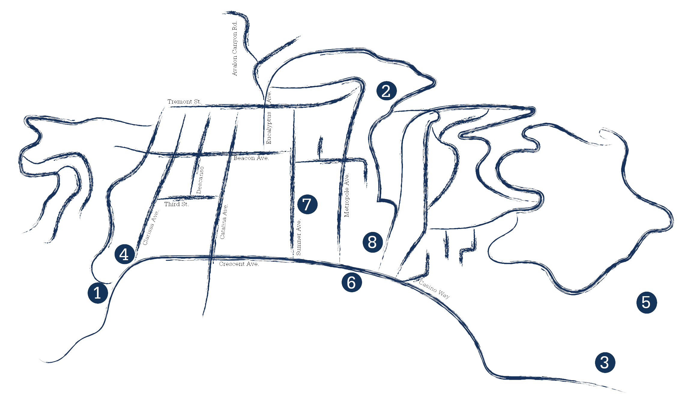Group Map – website A map of the Group Meetings itinerary.